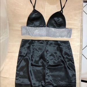 Brand new! Black two piece elegant set